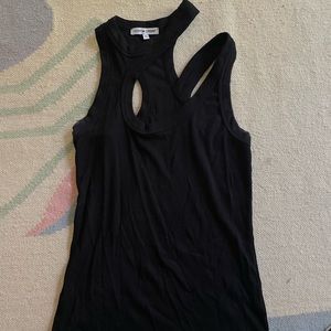 Cotton citizen black tank top